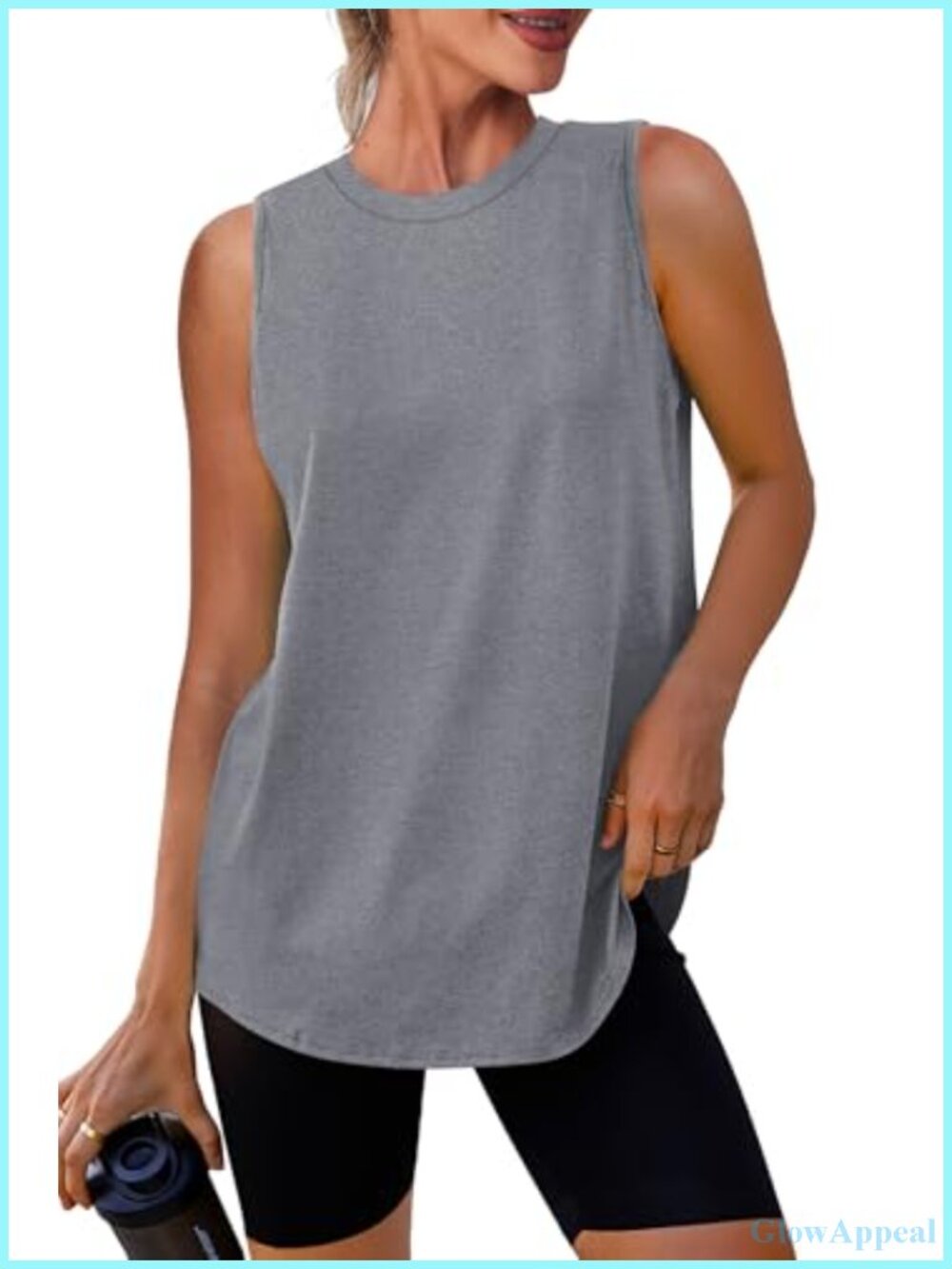 Women's Lightweight Loose Fit Sleeveless Tank Top for Athletic Running Yoga